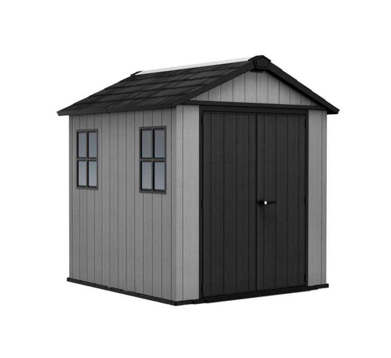 KETER NEWTON PLUS 757/775 - casetta da giardino - 223 X 230 X 246 CM K273218 - COLORE GRIGIO