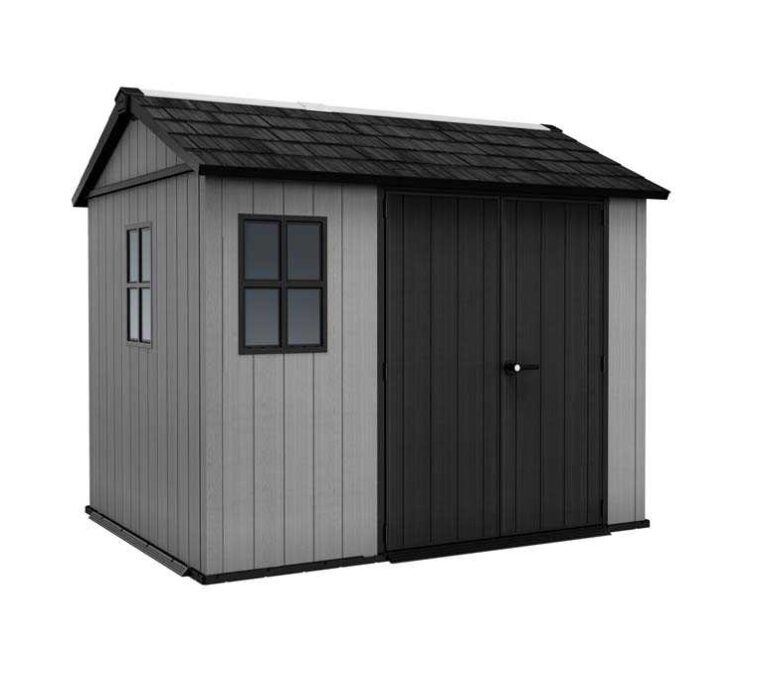 KETER NEWTON PLUS 759/975 – casetta da giardino – 287 X 230 X 246 H CM K273219 COLORE GRIGIO