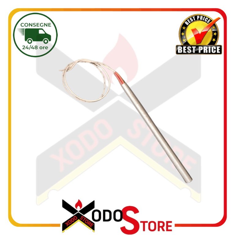 CANDELETTA RESISTENZA ACCENSIONE PER STUFA A PELLET UNIVERSALE L 165 - Ø 9,9 mm- W300 - V230