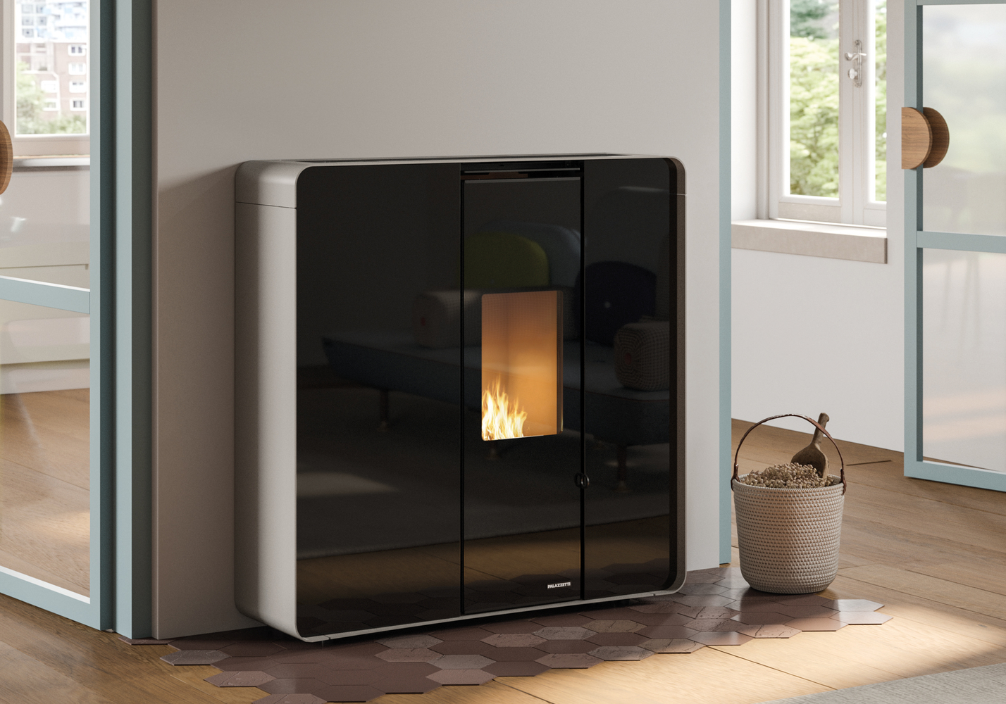 Stufa a pellet PALAZZETTI modello MARGOT TC 6 - 9