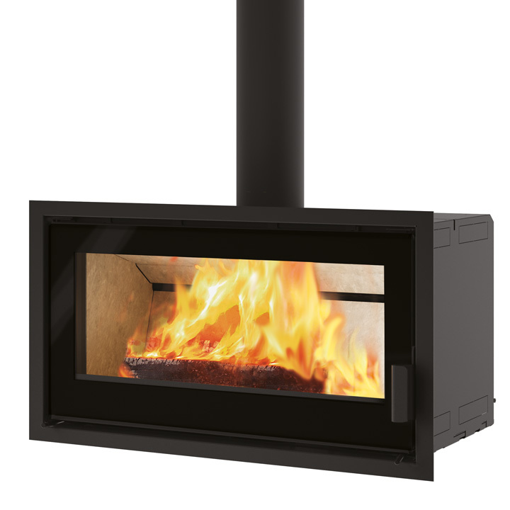 Inserto a legna EDILKAMIN modello FIREPOCKET 100 EVO