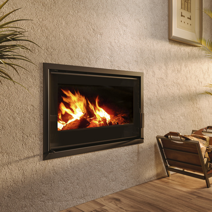 Inserto a legna 5 stelle EDILKAMIN modello FIREPOCKET 80 EVO - immagine 4