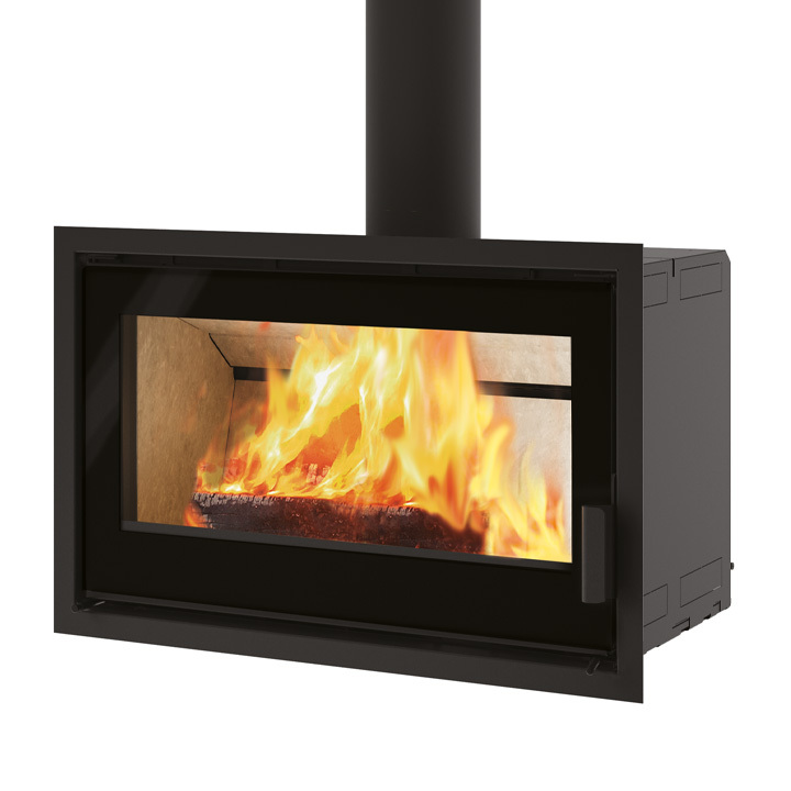 Inserto a legna EDILKAMIN modello FIREPOCKET 80 EVO