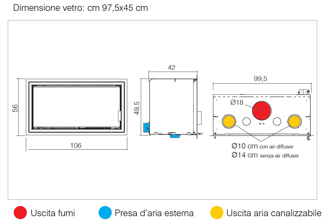 EDILKAMIN wood-burning insert model FIREBOX EVO 60 (Copia) (Copia) (Copia) (Copia) (Copia) - Image 4