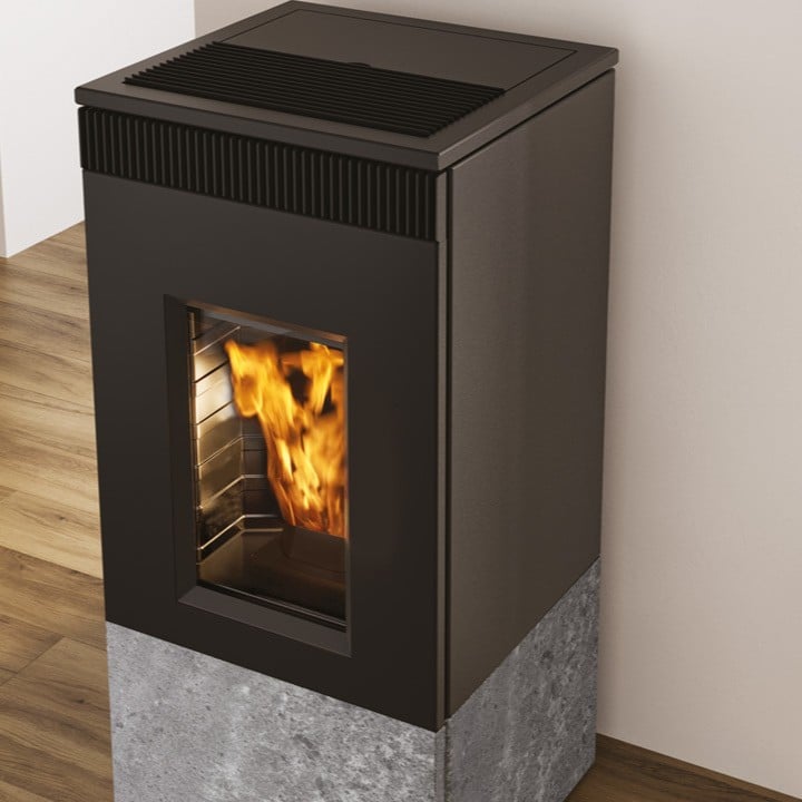 Stufa a pellet 5 stelle EDILKAMIN modello RISE 11+ EVO - RISE 13++ EVO - immagine 2