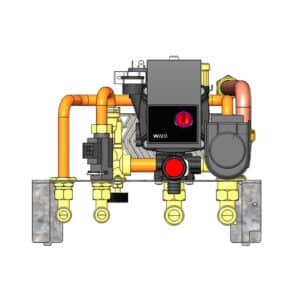 Kit RW installazione di termostufa - caldaia EDILKAMIN