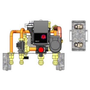 Kit RW2 installazione di termostufa - caldaia EDILKAMIN