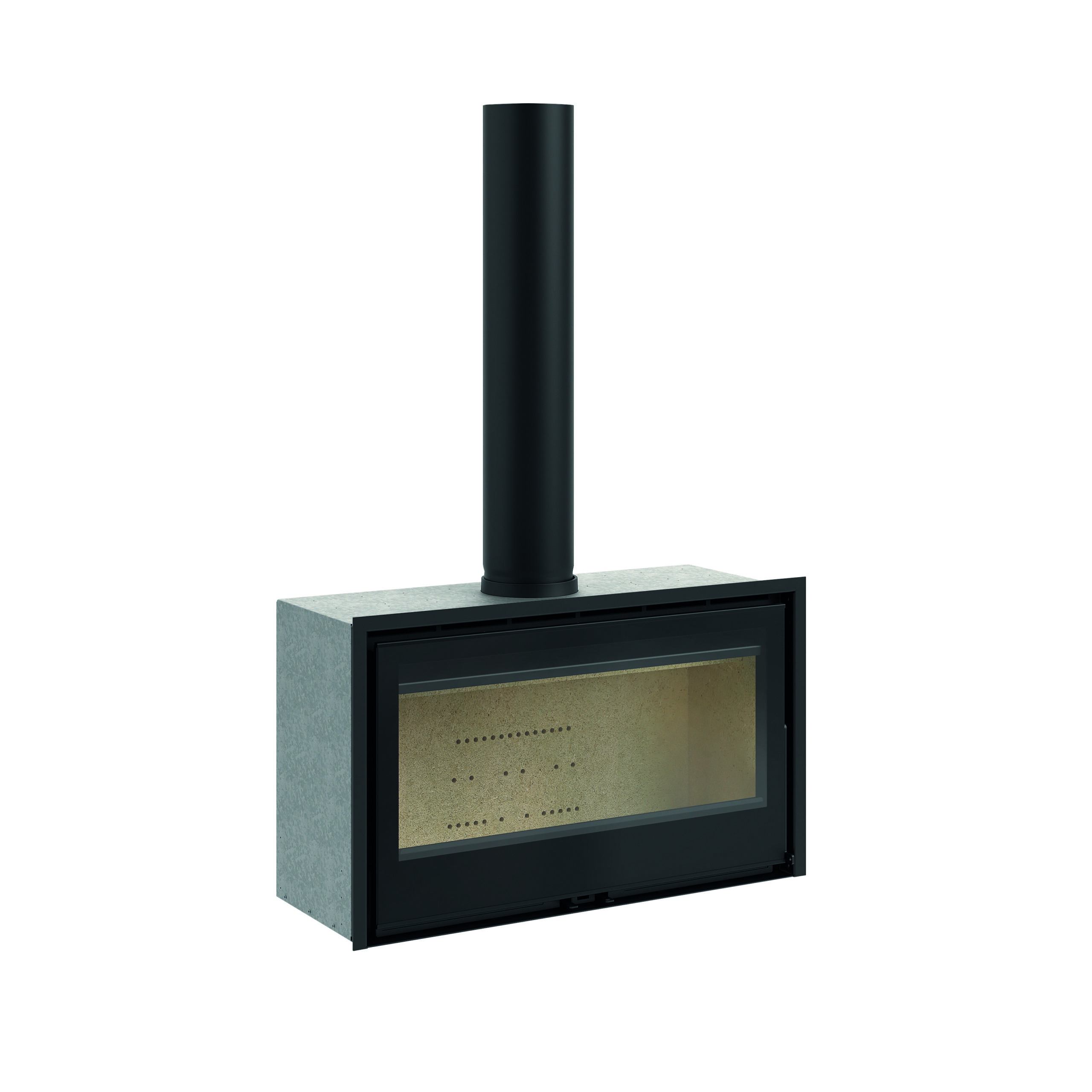 Inserto a legna ROCAL LLAR CALOR modello ATRIUM 100 + T