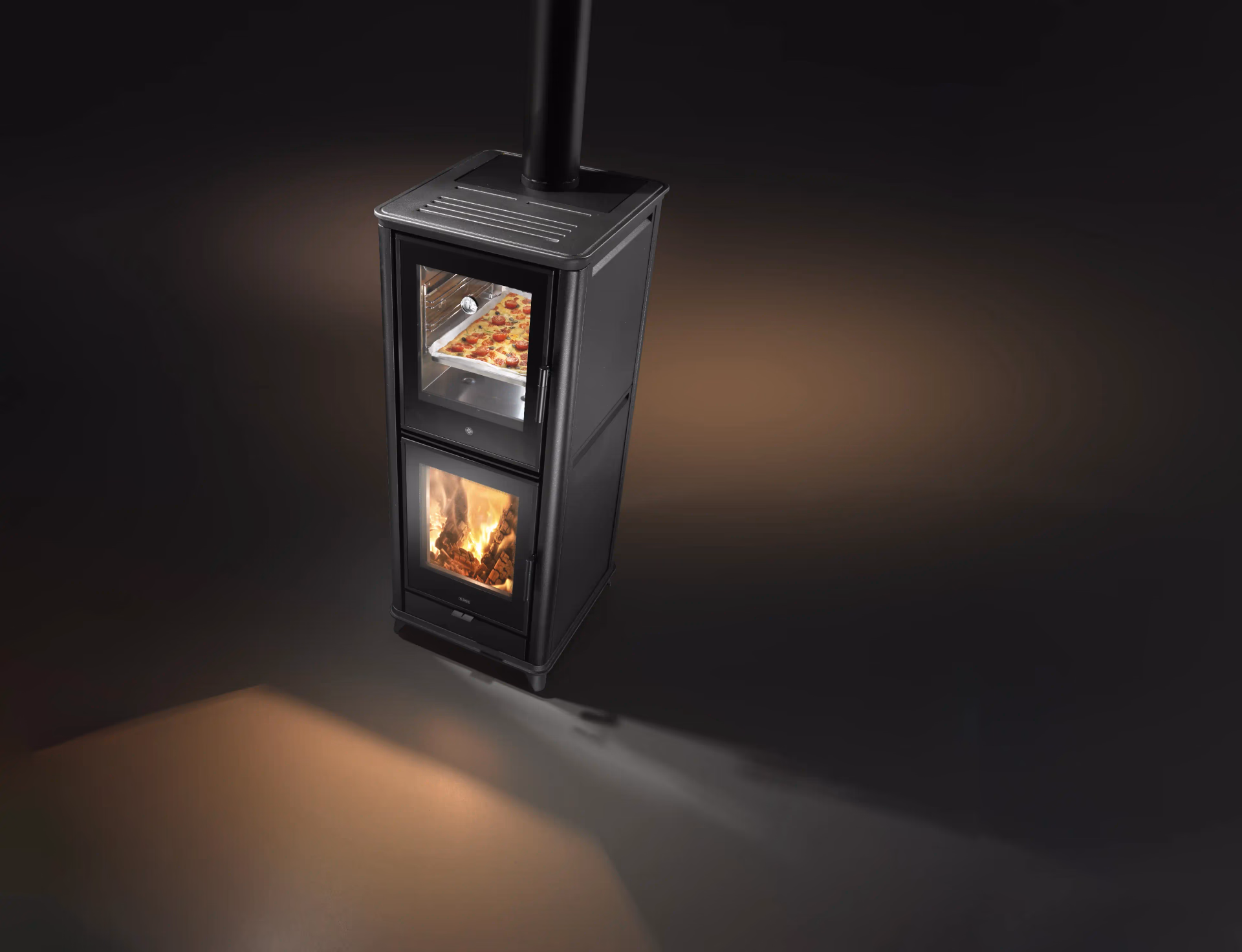 Stufa a legna KLOVER modello OLYMPIA PLUS 11 kW - immagine 3