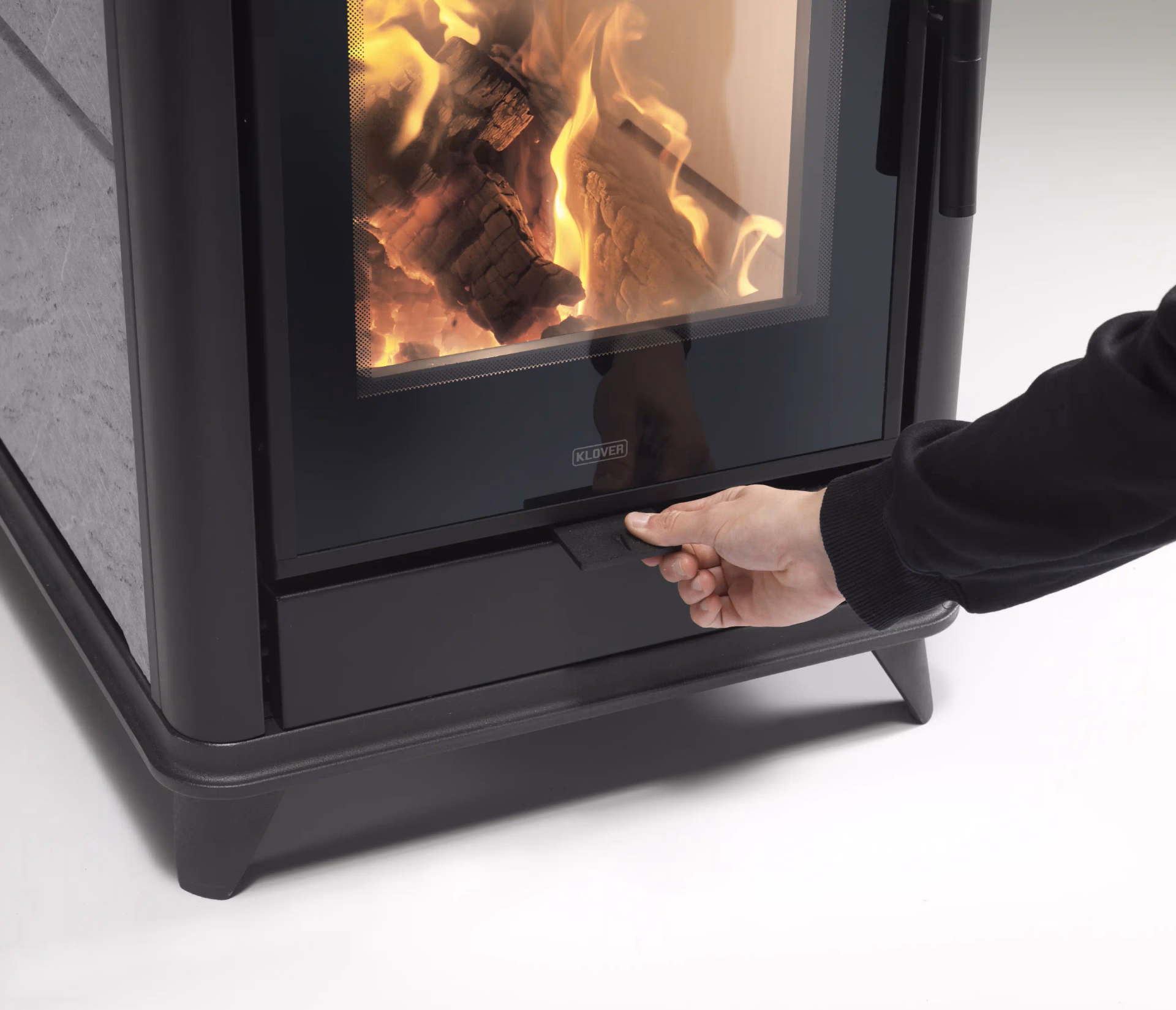 Stufa a legna KLOVER modello MISS WOOD 6,9 kW - immagine 3