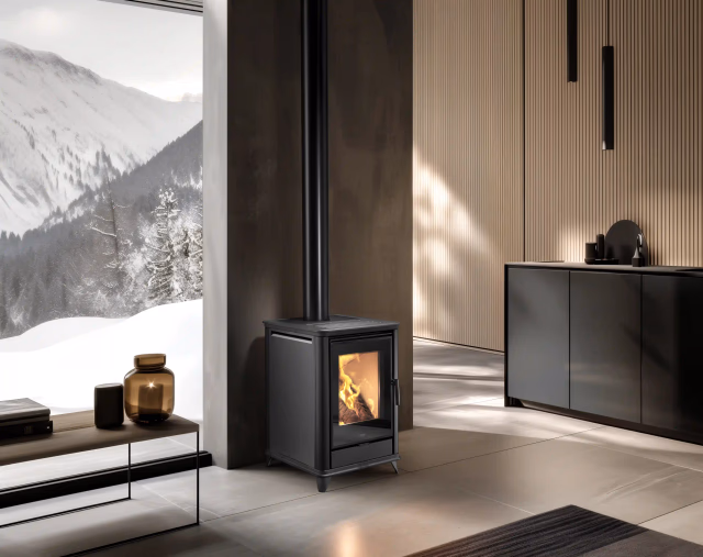 Stufa a legna KLOVER modello MISS WOOD 6,9 kW - immagine 5
