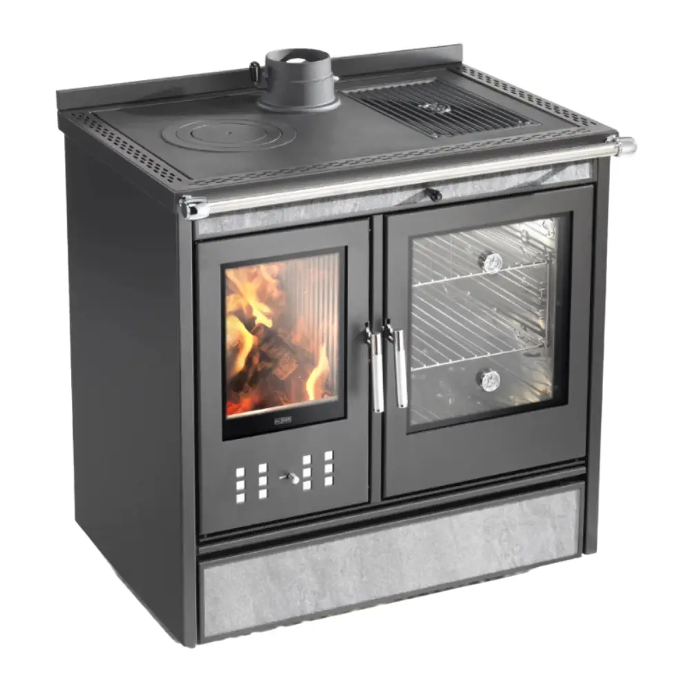 Cucina a legna KLOVER modello STAR 90 PLUS 13,5 kW