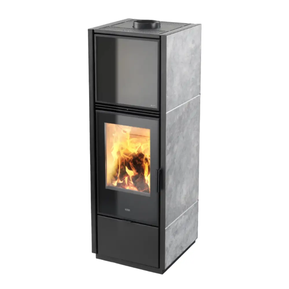 Stufa a legna KLOVER modello SWISS CORE 10,2 kW