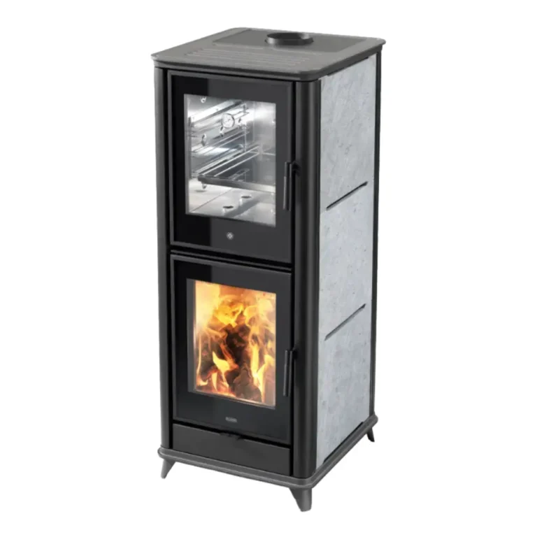 Stufa a legna KLOVER modello OLYMPIA STONE 11 kW