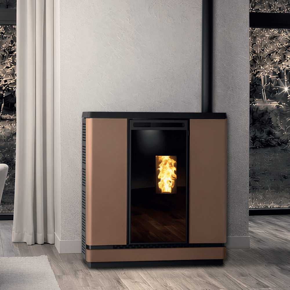 MONTEGRAPPA ducted pellet stove model RETTA 11.5 kW (Copia) (Copia) (Copia) (Copia) - Image 2