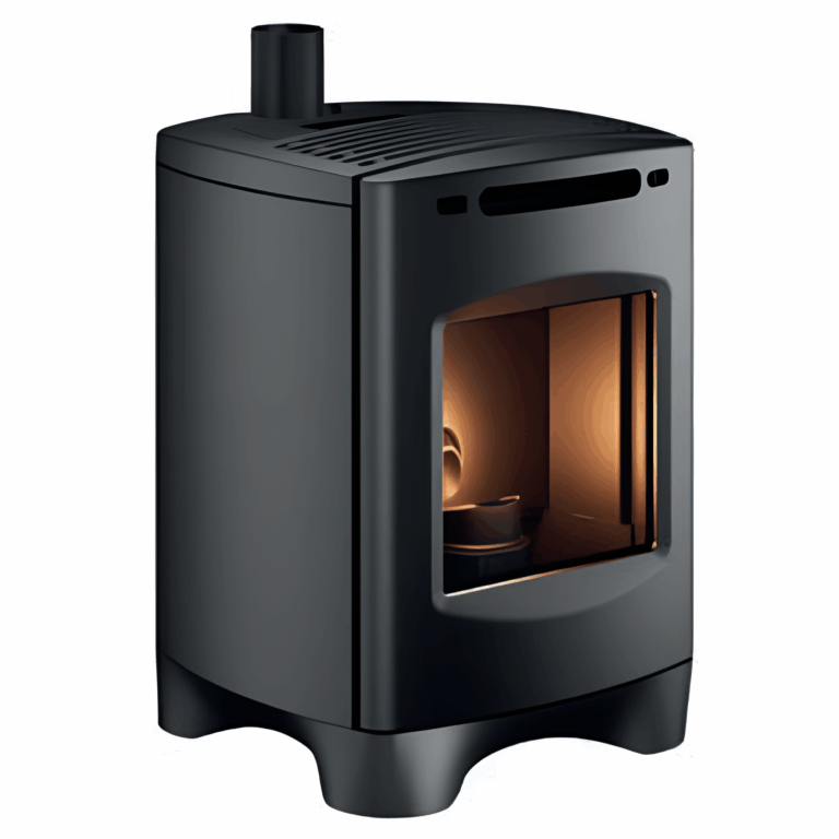 Termostufa a pellet MONTEGRAPPA modello MOLO EP 8,5 kW