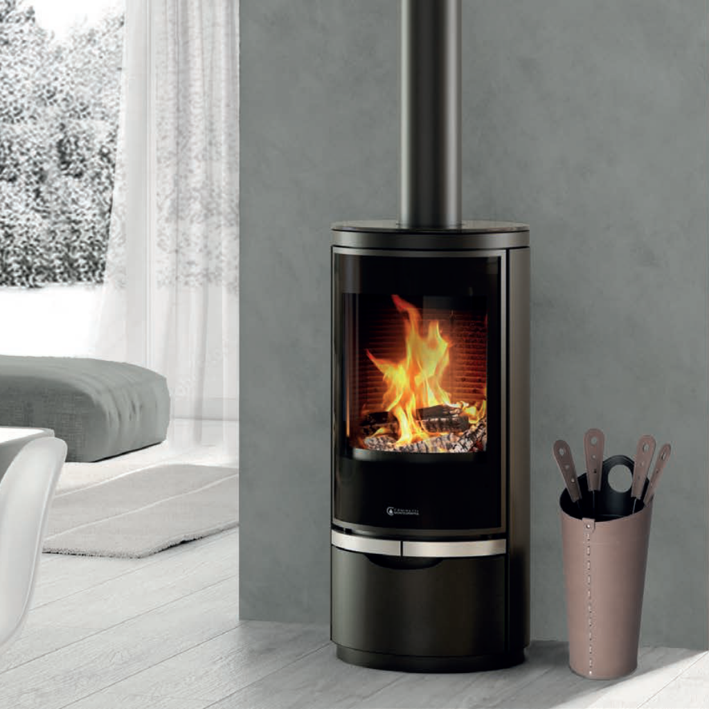 MONTEGRAPPA ducted pellet stove model RETTA 11.5 kW (Copia) (Copia) (Copia) (Copia) (Copia) (Copia) (Copia) (Copia) - Image 2
