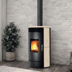Stufa a legna MONTEGRAPPA modello ML 13 VCC EP ALPINA 13,9 kW