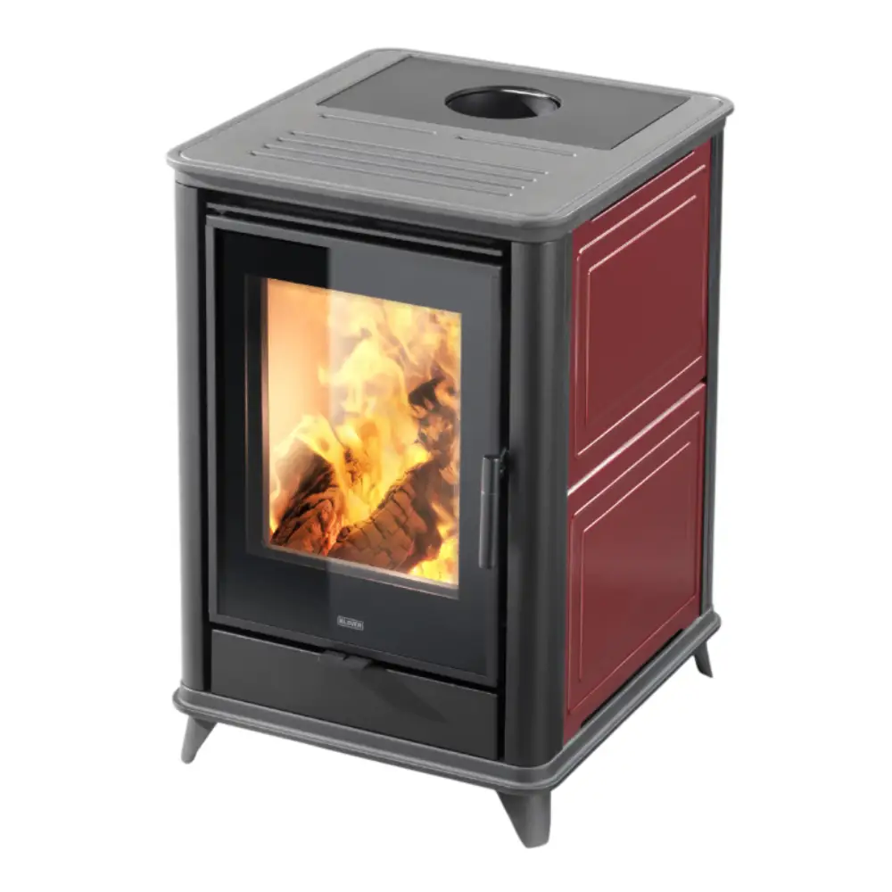 Stufa a legna KLOVER modello MISS WOOD PLUS 6,9 kW