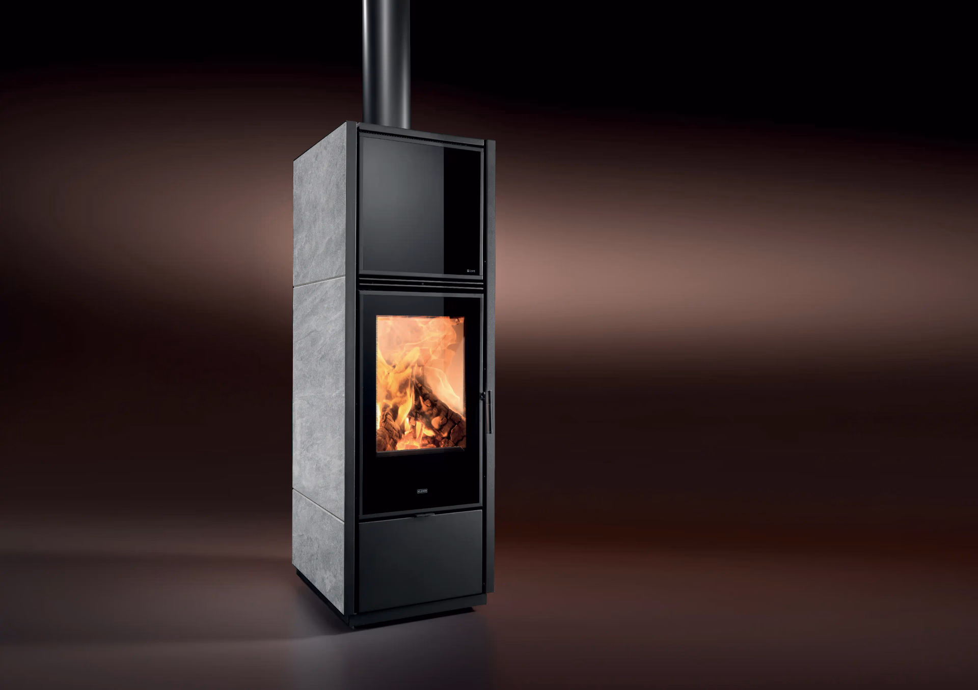 Stufa a legna KLOVER modello SWISS CORE 10,2 kW - immagine 6