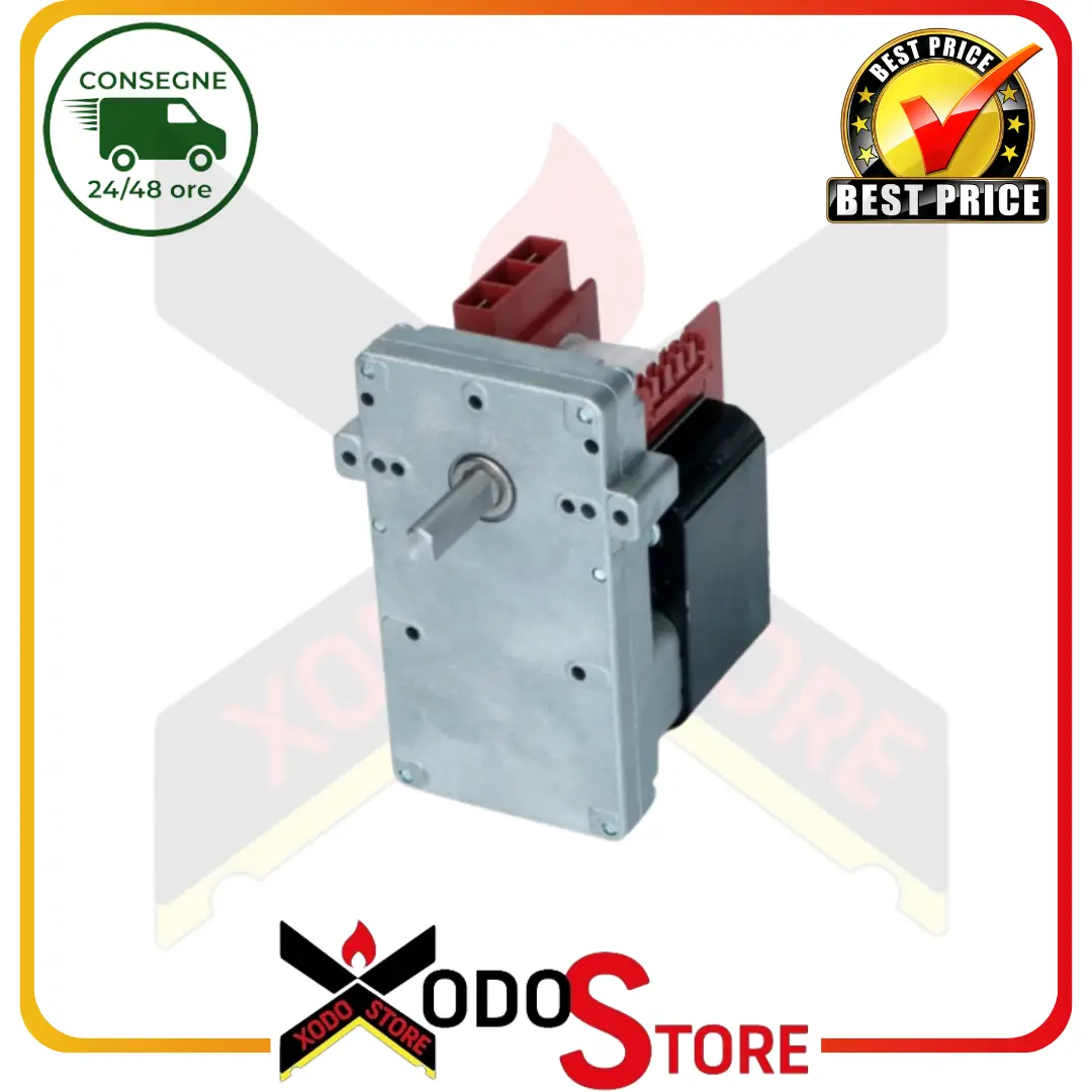 MOTORIDUTTORE KENTA PER STUFA A PELLET K9115058, ALBERO 9,5 MM, 2 RPM - RIF. INT. 2083 - immagine 2