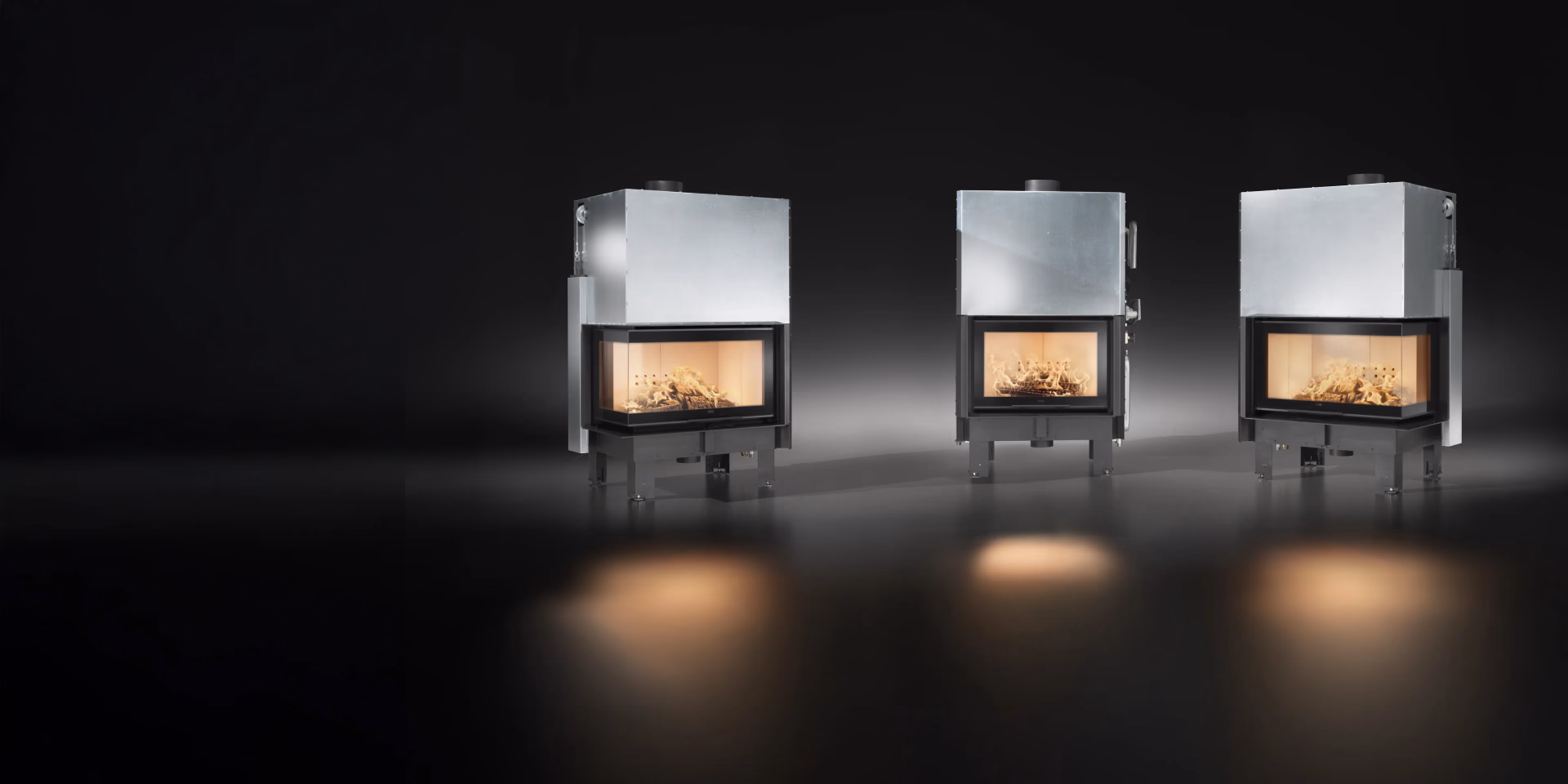 Termocamino a legna KLOVER modello ZEUS CORNER L/R 17,4 kW - immagine 3