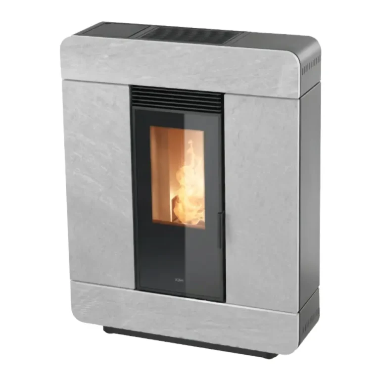 Stufa a pellet KLOVER modello DIVA SLIM AIR 100s STONE 10,3 kW