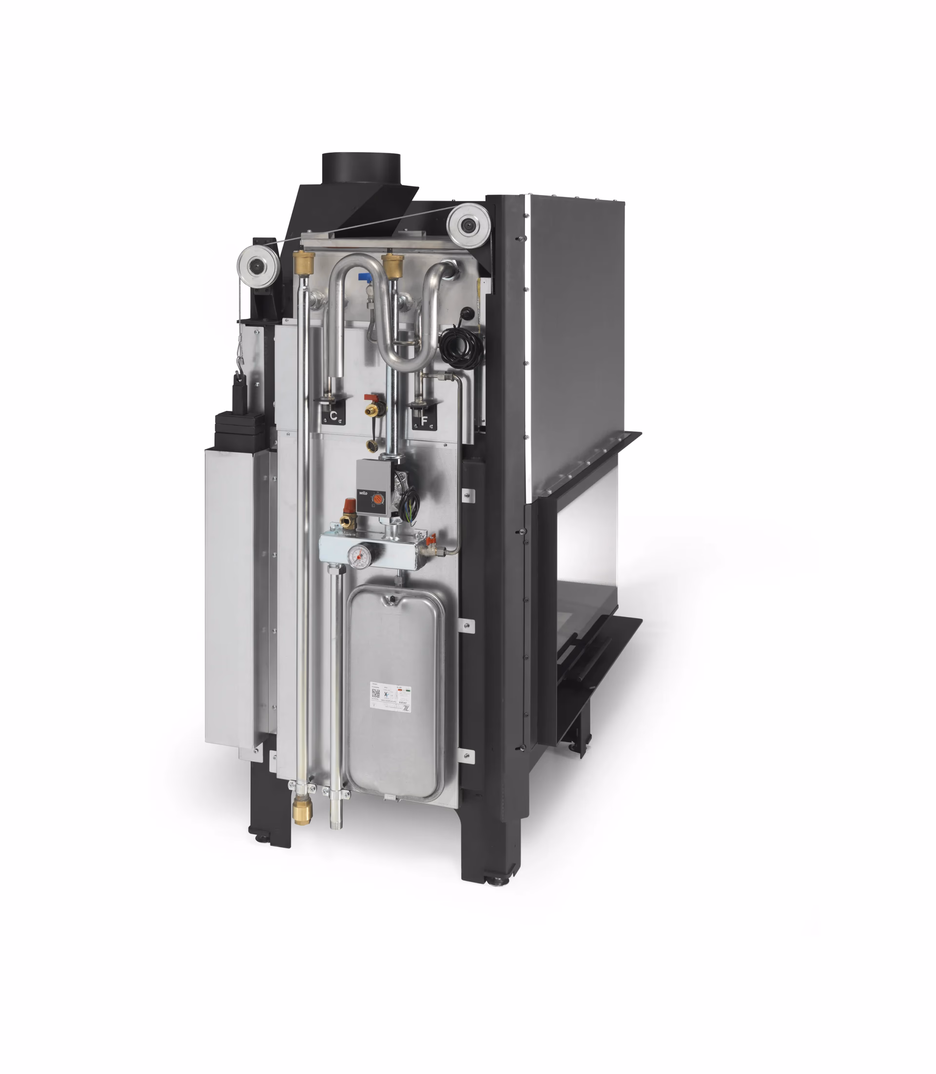 Termocamino a legna KLOVER modello ZEUS FRONTAL 17,4 kW - immagine 2