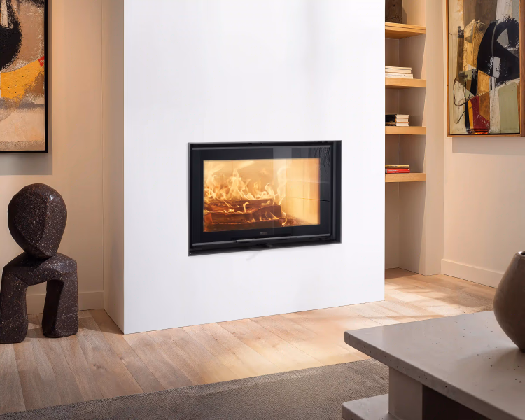 Termocamino a legna KLOVER modello ZEUS FRONTAL 17,4 kW - immagine 6