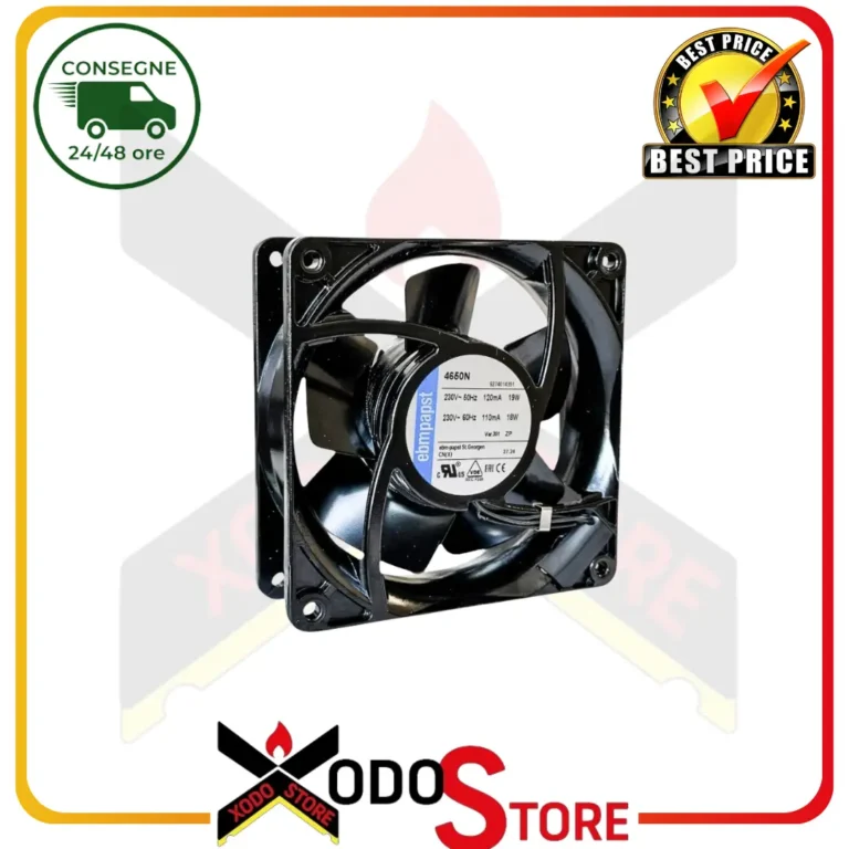 Ventilatore assiale con struttura e rotore in metallo cod. EBM4650N - RIF.INT. 3010