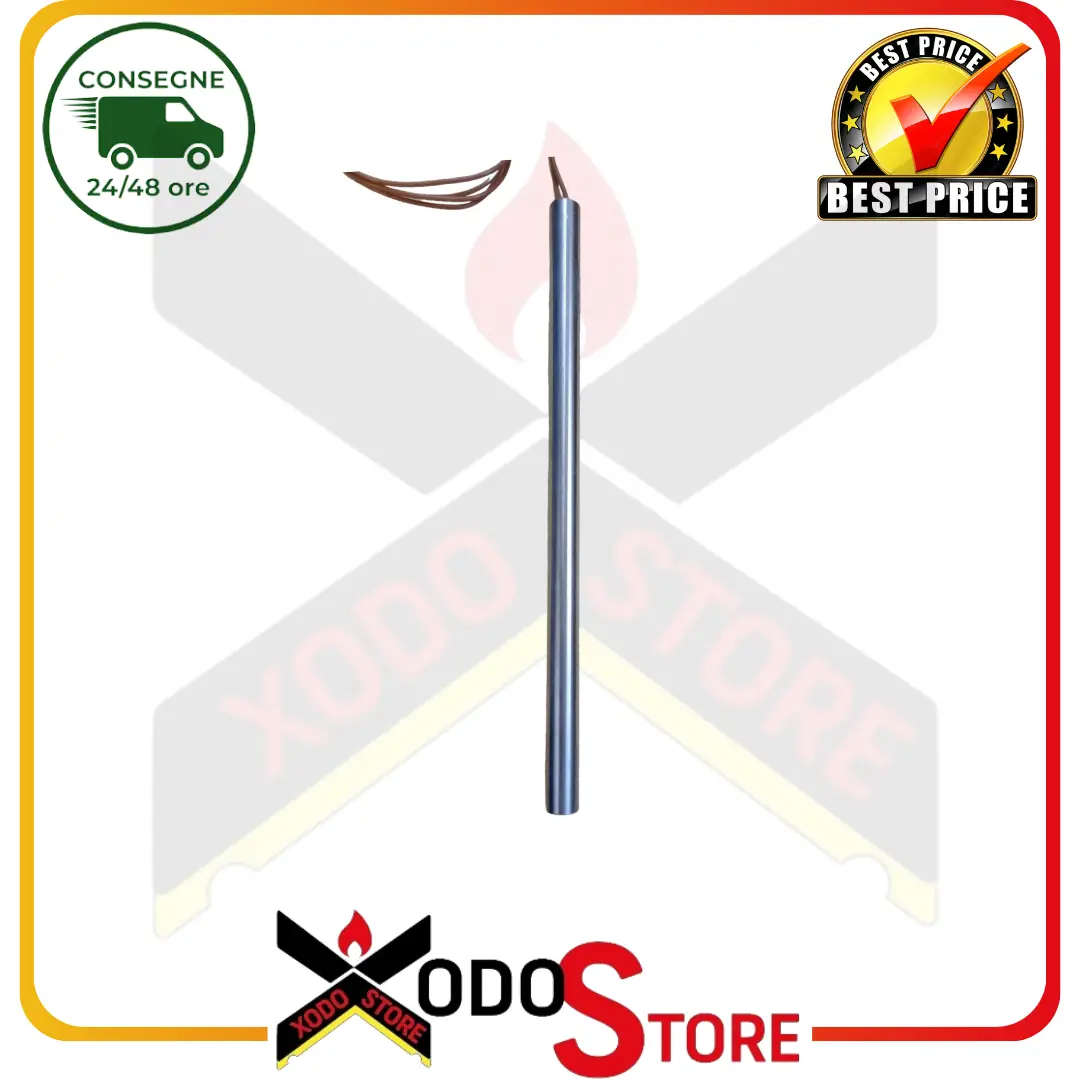 Candeletta resistenza accensione per stufa a pellet, 320 W, Ø 10 mm, lunghezza totale 180 mm, (RIF. INT. 1018) - immagine 3