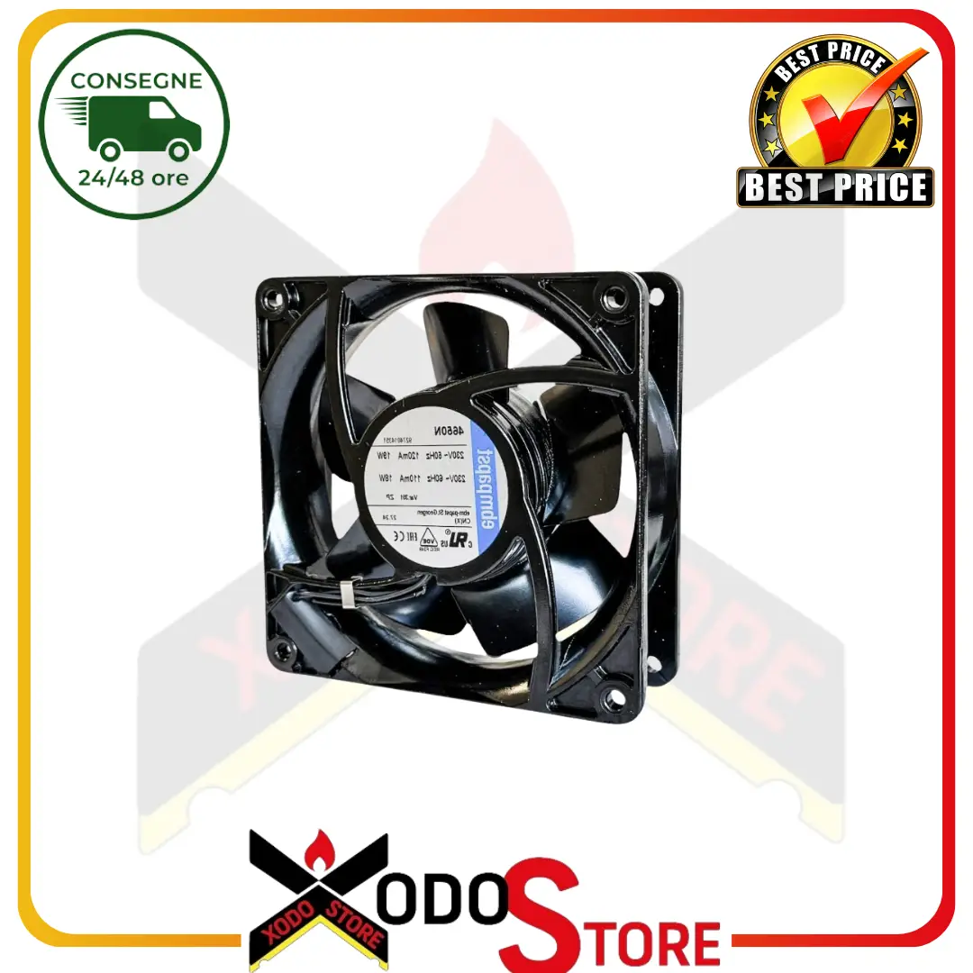 Ventilatore assiale con struttura e rotore in metallo cod. EBM4650N - RIF.INT. 3010 - immagine 2