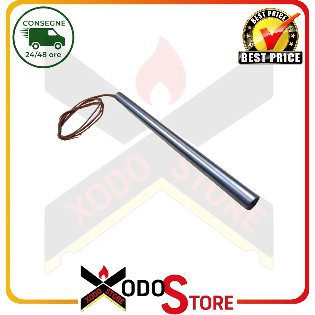 Candeletta resistenza accensione per stufa a pellet, 320 W, Ø 10 mm, lunghezza totale 180 mm, (RIF. INT. 1018) - immagine 4