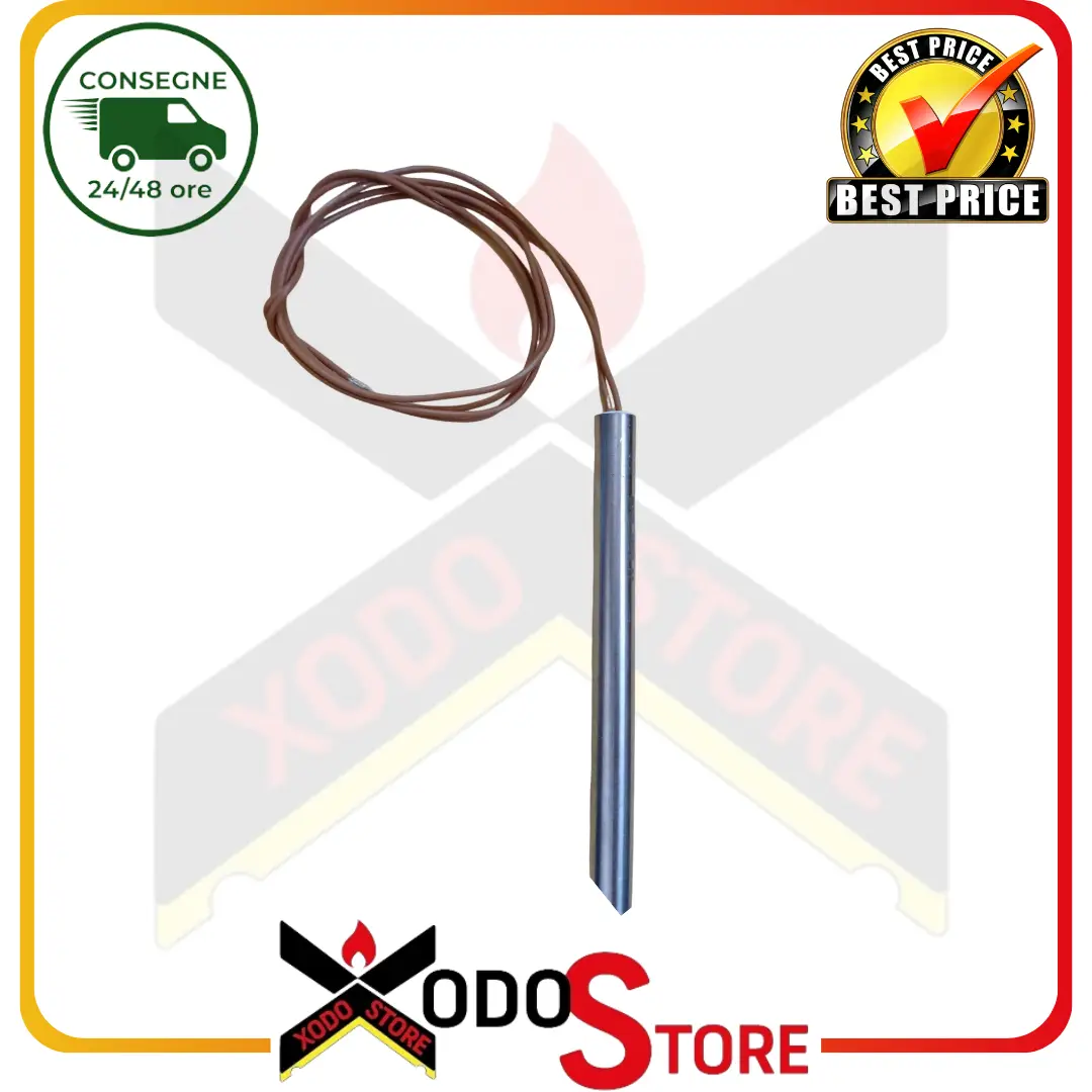 Candeletta resistenza accensione per stufa a pellet, 320 W, Ø 10 mm, lunghezza totale 180 mm, (RIF. INT. 1018) - immagine 5