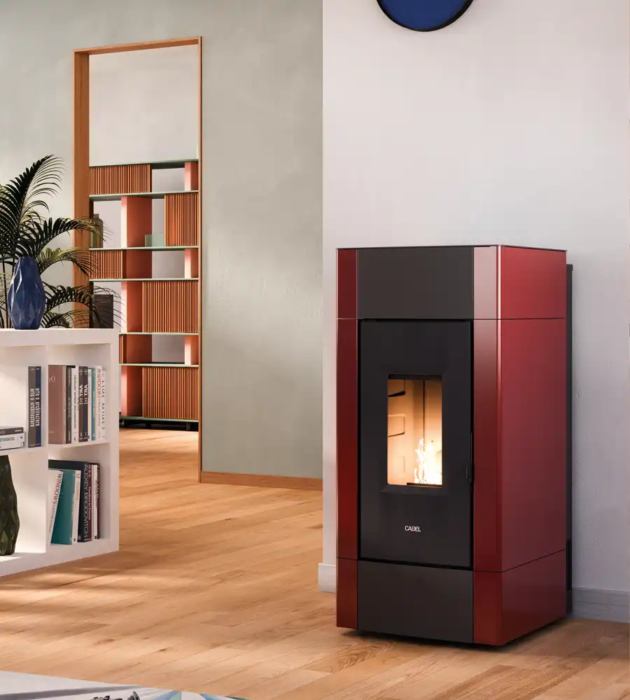 Stufa a pellet ventilata CADEL modello CRISTAL 8 e 8 PLUS - immagine 5