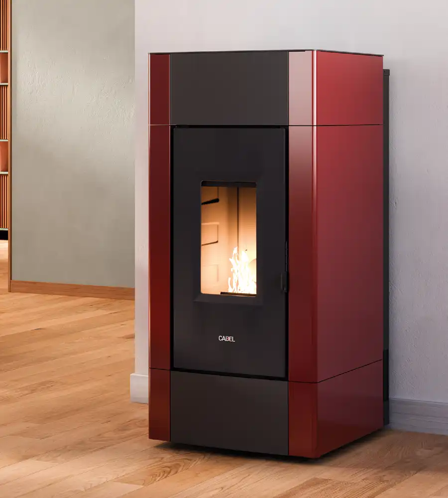 Stufa a pellet ventilata CADEL modello CRISTAL 8 e 8 PLUS - immagine 6