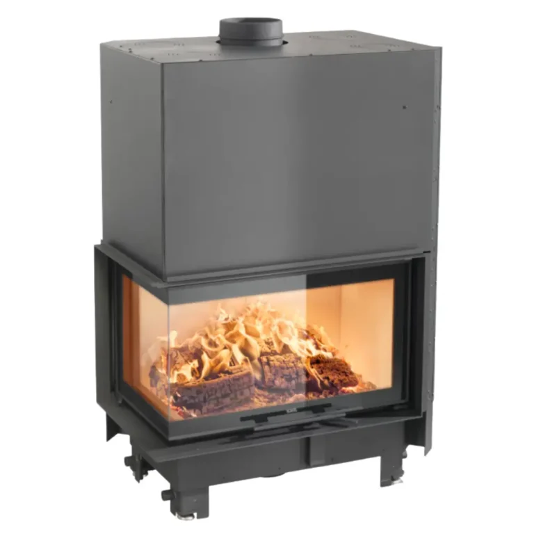 Camino a legna KLOVER modello ORION CORNER 14,7 kW