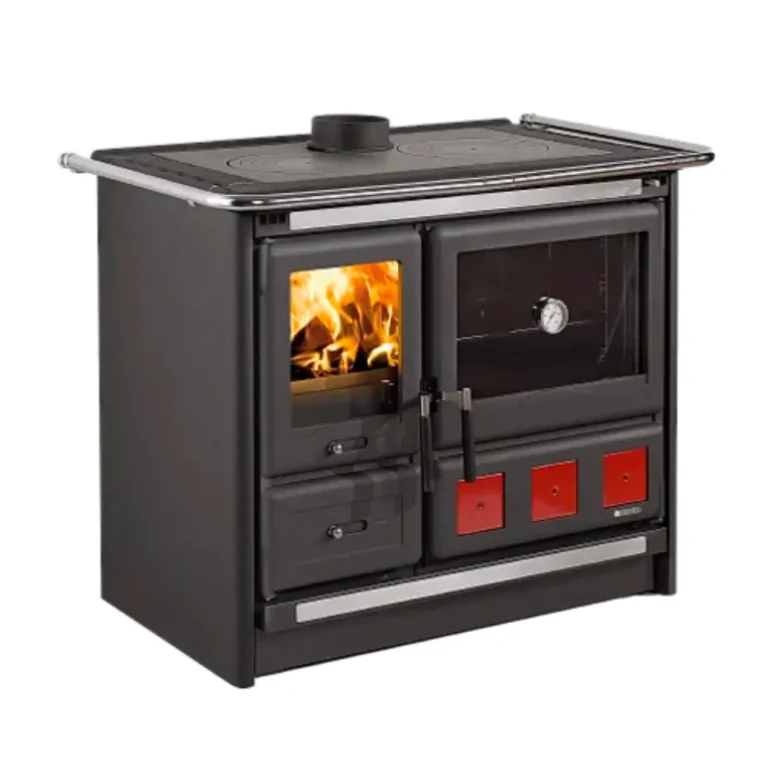 Cucina a legna NORDICA modello ROSA XXL VST.16 STEEL 10,5 kW
