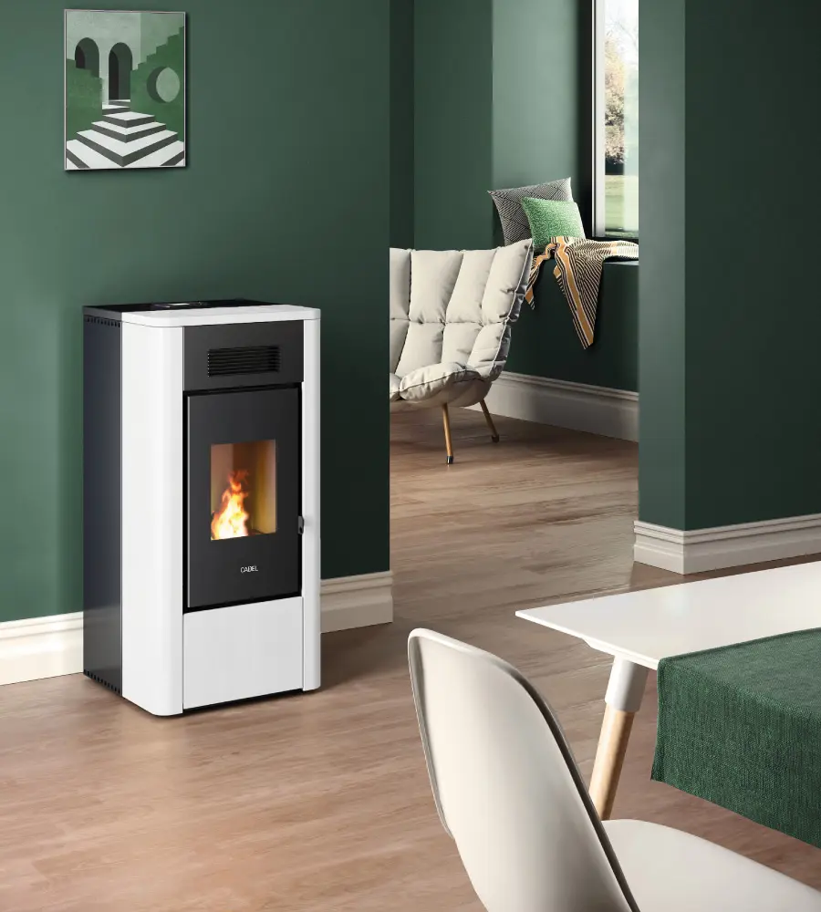 Termostufa a pellet CADEL modello RIVER IDRO 18 / 18 AUTOCLEAN - immagine 3