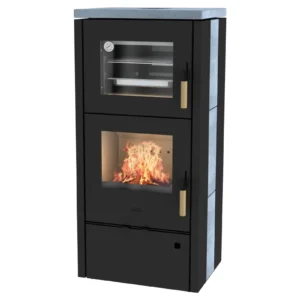 Stufa a legna con forno LOWENBERG modello WERGARD 10,2 kW