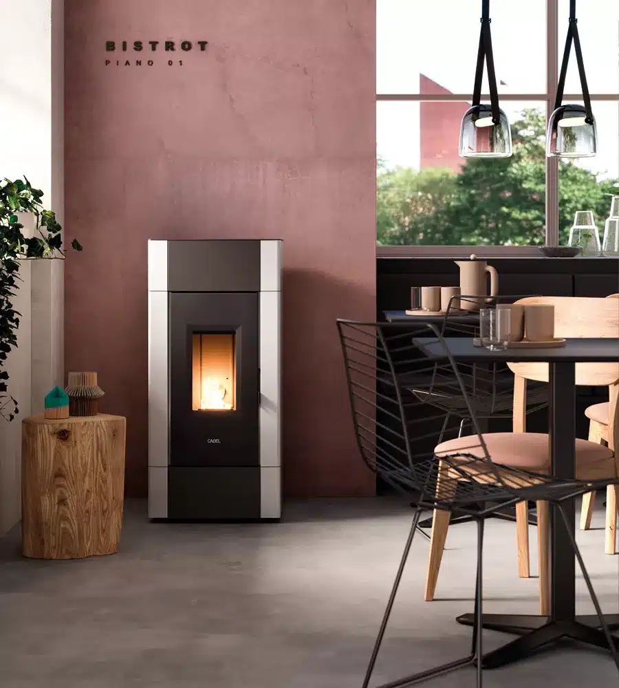 Stufa a pellet ventilata CADEL modello CRISTAL 8 e 8 PLUS - immagine 8