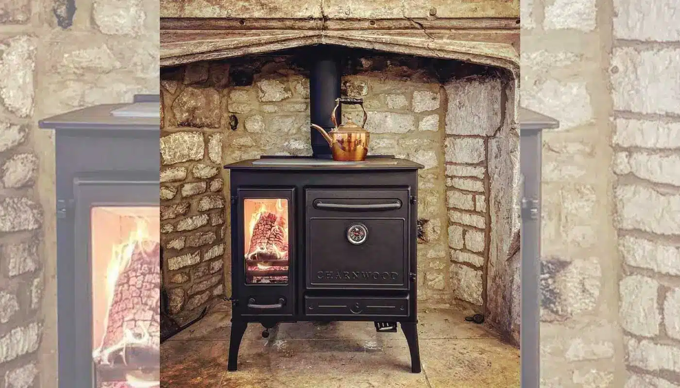 Stufa classica a legna con forno CHARNWOOD modello HAVEN 5 stelle 8kW - immagine 4