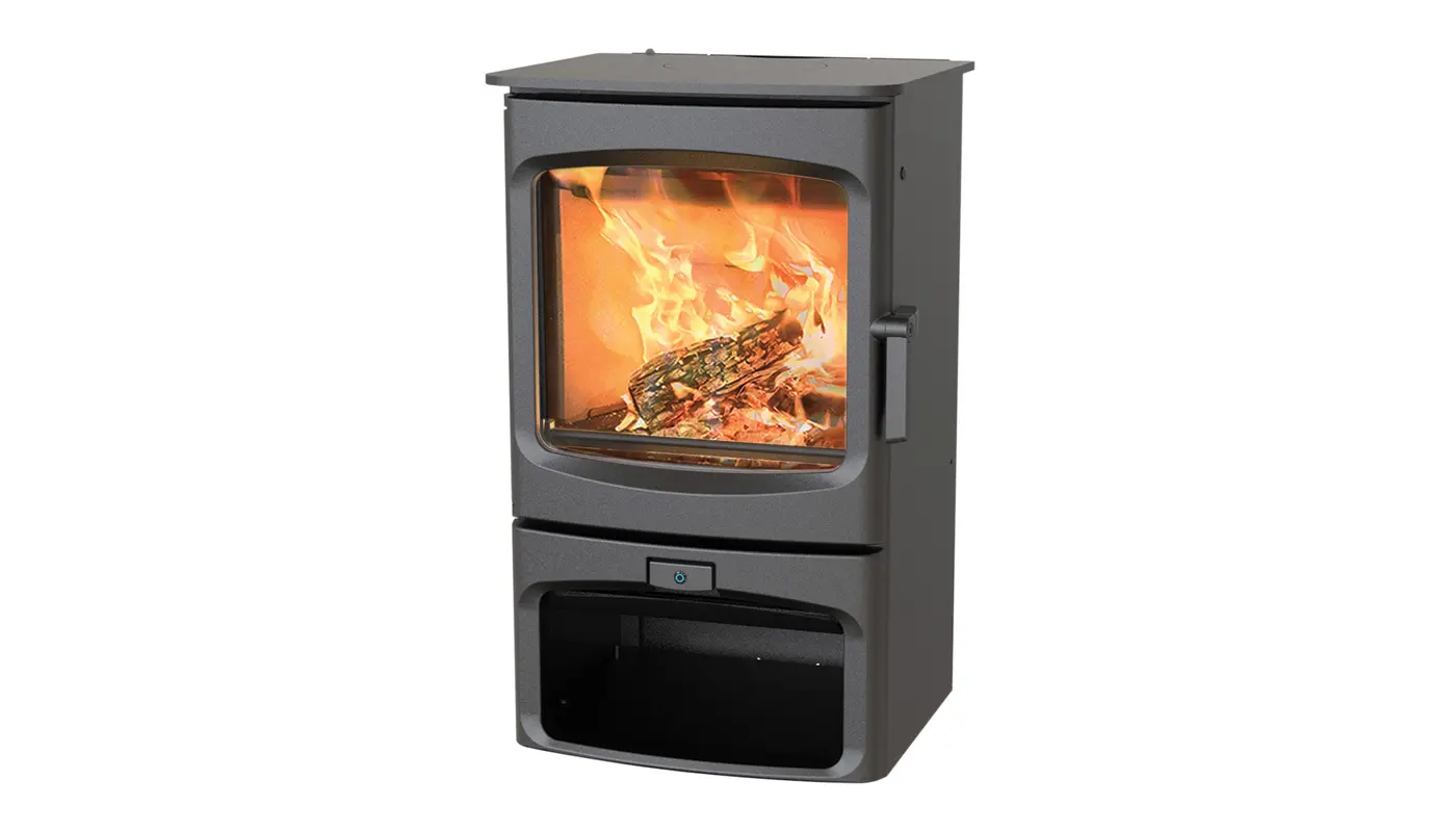 Stufa a legna CHARNWOOD modello AIRE E-500 8kW - immagine 7