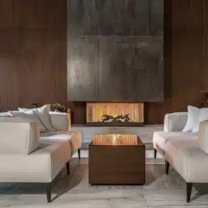 Caminetto elettrico ad acqua MAISON FIRE modello BRACE 60 LEGNA