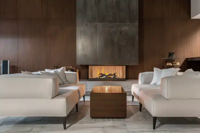 Caminetto elettrico ad acqua MAISON FIRE modello BRACE 60 LEGNA