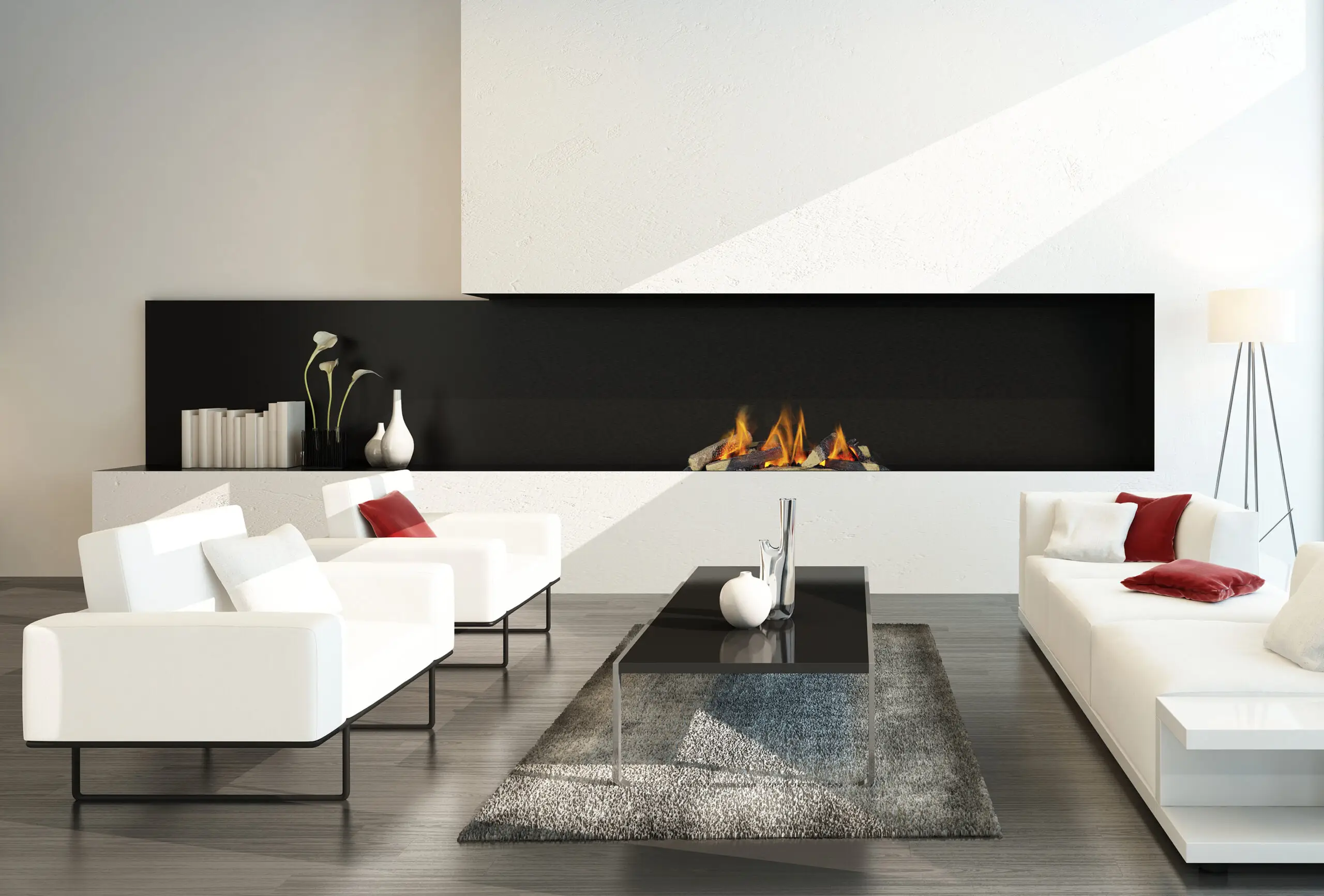Caminetto elettrico ad acqua MAISON FIRE modello BRACE 60 LEGNA - immagine 4