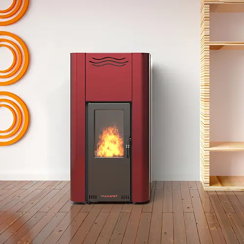 Termostufa a pellet VULCANIA modello GLENDA IDRO