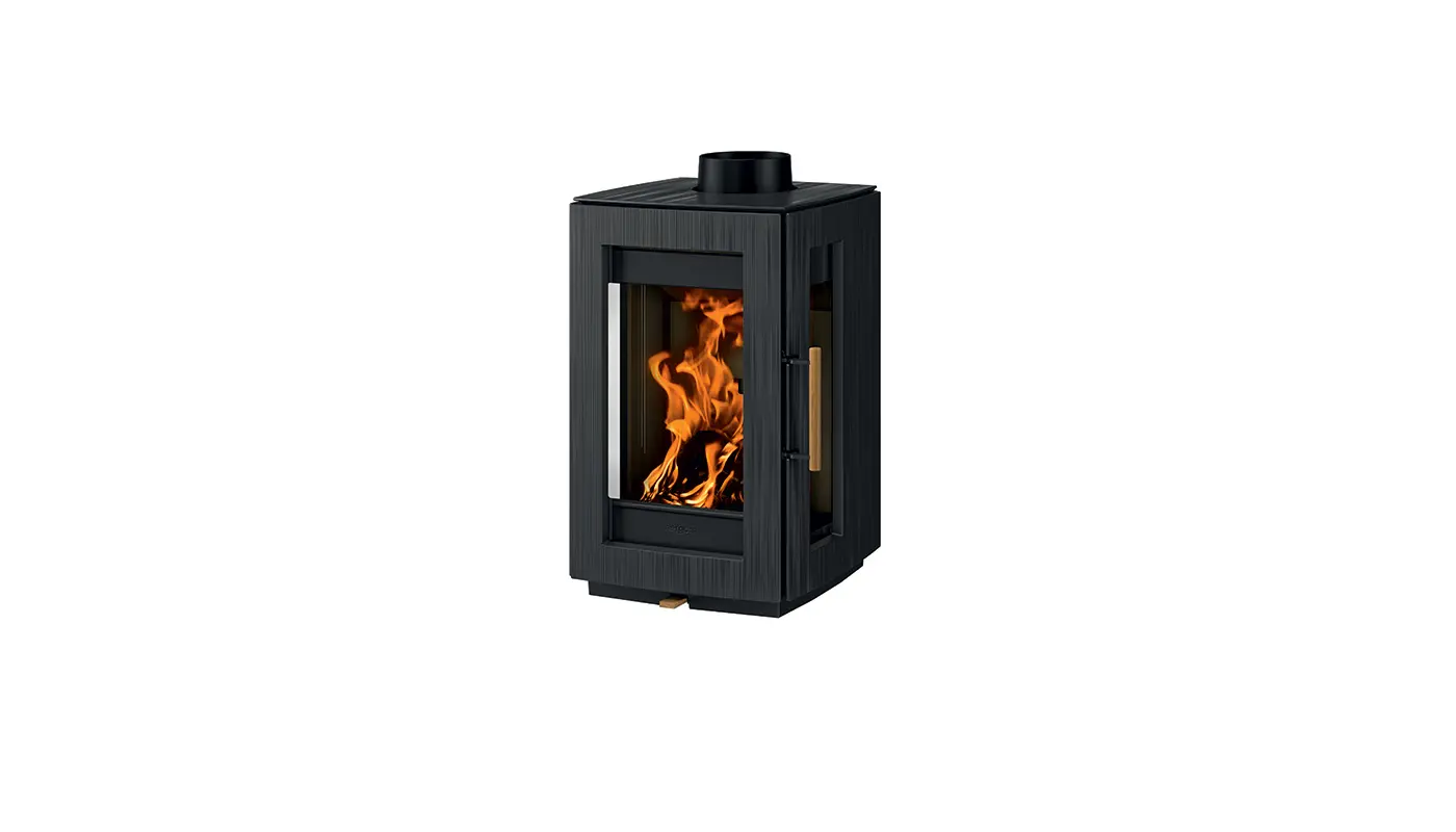 Stufa contemporanea a legna HERGOM modello GLOW 5S - immagine 13