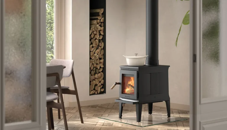 Stufa a legna HERGOM modello GREEN MOUNTAIN GM 20 con piano cottura