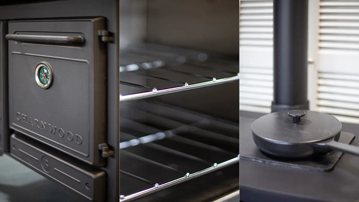 Stufa classica a legna con forno CHARNWOOD modello HAVEN 5 stelle 8kW - immagine 9